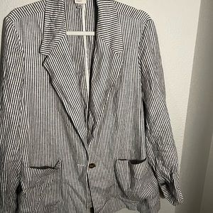 Striped Blazer XL